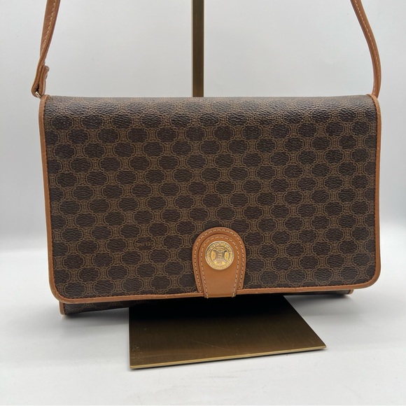 Celine Monogram Coated Canvas Crossbody - Picture 1 of 12